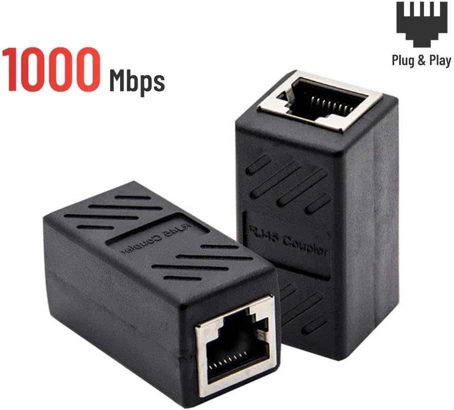 Alternative view of Gigabit Rj45 Cat5e Cat6 Cat7 Cat8 Ethernet Lan Birleştirici Çoklayıcı Ara Aparatı 4608