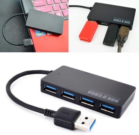 5265 4 Port USB Hub USB 3.0 ve 2.0 USB Çoklayıcı Çoğaltıcı Switch Adaptör