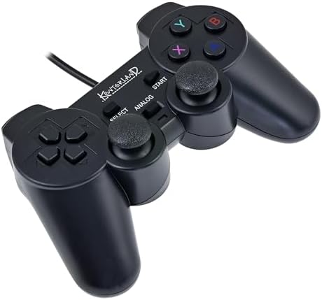 Alternative view of Kablolu PC Gamepad – D-Input & X-Input Destekli Çift Titreşimli USB Oyun Kolu (Siyah)