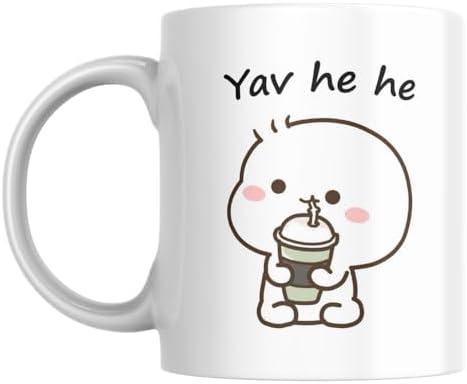 Alternative view of Yav He He Komik Kupa Bardak Komik Yazılı Hediyelik Çay Kahve Kupası Coffee Mug
