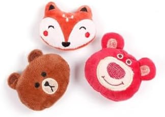 Peluş Vahşi Hayvan Kafası Sevimli Kedi Oyuncağı 7 Cm