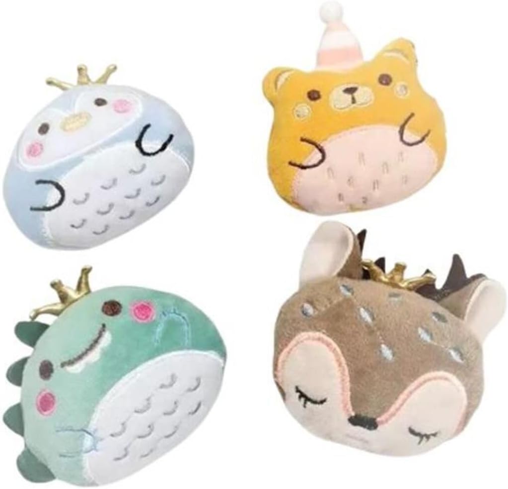Peluş Tonton Hayvan Figürlü Kedi Oyuncağı 8 Cm