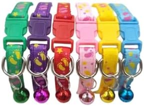 Yıldız Desenli Dokuma Kedi Boyun Tasmas 19x1 Cm Pembe