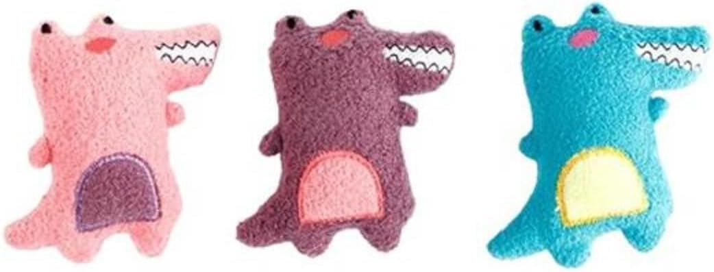 Peluş Kertenkele Figürlü Kedi Oyuncağı 9 Cm