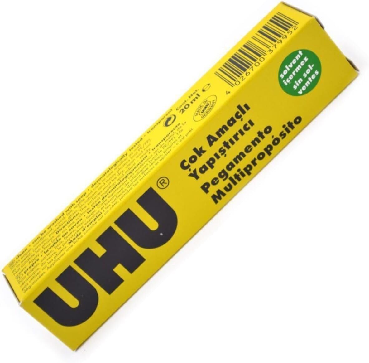 Alternative view of Uhu Solventsiz Çok Amaçlı Yapıştırıcı 20 Ml No:12 37995