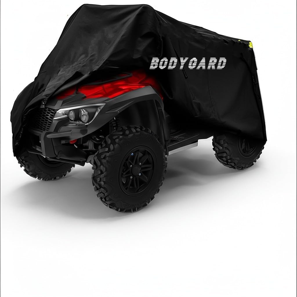 Alternative view of ATV brandası, su geçirmez, iç ve dış mekanlarda kullanılabilir, Quad Cover için örtü, toka, kar geçirmez, toz geçirmez (ATV-2)