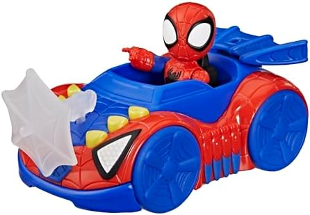 Alternative view of Spidey and His Amazing Spidey Web Crawler Aksiyon Figürü ve Oyuncak Araba