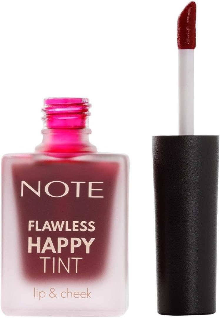 Alternative view of Cosmetics Flawless Happy Tint Lip & Cheek 02 Cherry Dudak ve Yanak Renklendirici Likit Allık, Mor