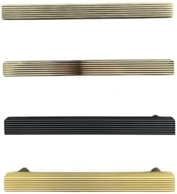 8801 Çizgili Modern Kalın Kulp Siyah Renk 512 Mm Çok Renkli
