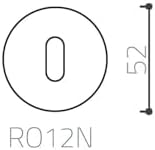 Alternative view of Ro12 Kapı Kolu Rozeti Oda Altın Renk