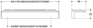 Alternative view of 9064 -Çizgili Kulp Antik Renk Tek Adet 960 Mm Çok Renkli