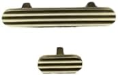 9443 Modern Çizgili Kulp Antik Renk 96 Mm Çok Renkli