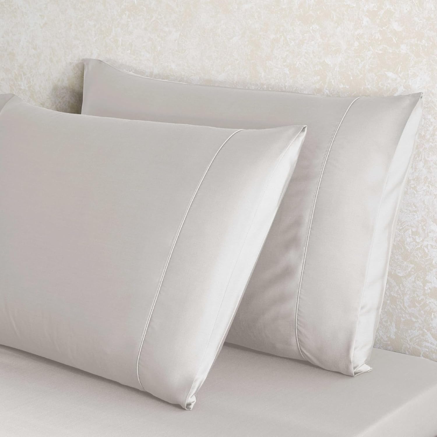 Alternative view of X TENCEL™ Lyocell 2'li Standart Yastık Kılıfı Bej