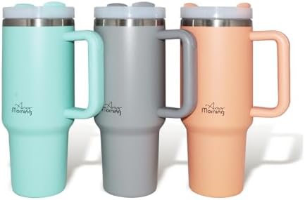 Any Morning Vaha 1200 ml Termos Mug, 3 Kademeli Çevirmeli Kapak, Mint SI2440217