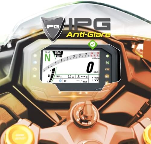 Alternative view of Kawasaki 2023-2025 ZX4RR / 1000SX / Z650 / Z900 Gösterge Paneli için IPG Anti-Glare Parlama Önleyici Mat Ekran Koruyucu