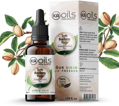 Alternative view of Tatlı Yağı 30 ml – 100% Pure Almond Oil | Saf ve Soğuk Sıkım | Doğal Taşıyıcı Yağ | Cilt, Saç, Masaj ve Tırnak Bakımı