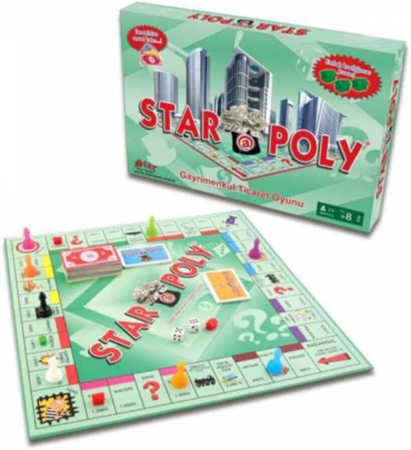 Emlak Ticaret Oyunu Monopoly Monopoli Poly-