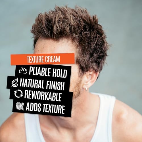 Uppercut Deluxe Texture Cream, erkekler için saç şekillendirme ürünü, şekillendirilebilir tutuş ve doğal kaplama, erkekler için saç şekillendirme kremi, uzun ve kısa saç modelleri için uygun, 100 g