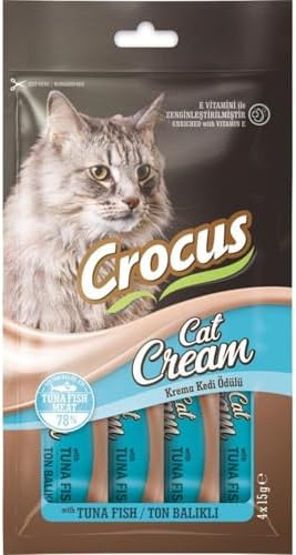 Crocus Ton Balıklı Sıvı Kedi Ödül Maması 15 gr x 4 Adet