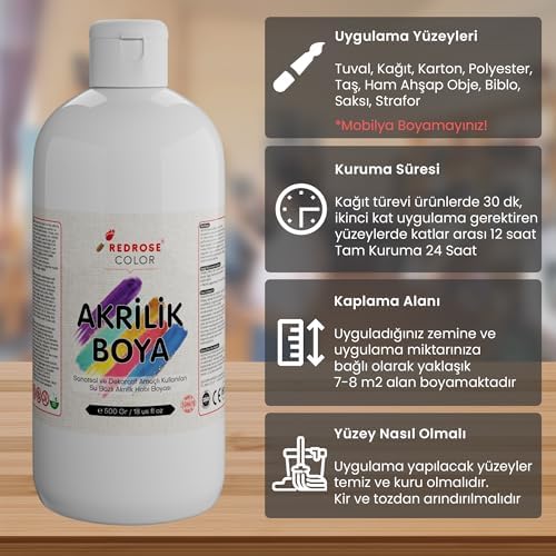 Alternative view of Ten Rengi Akrilik Boya 500gr