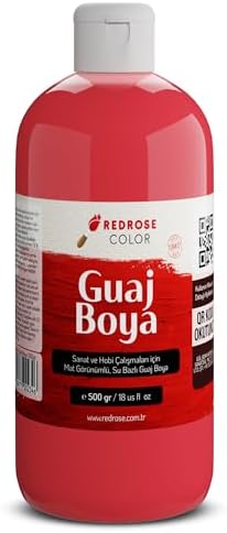 Alternative view of Kırmızı Guaj Boya 500gr