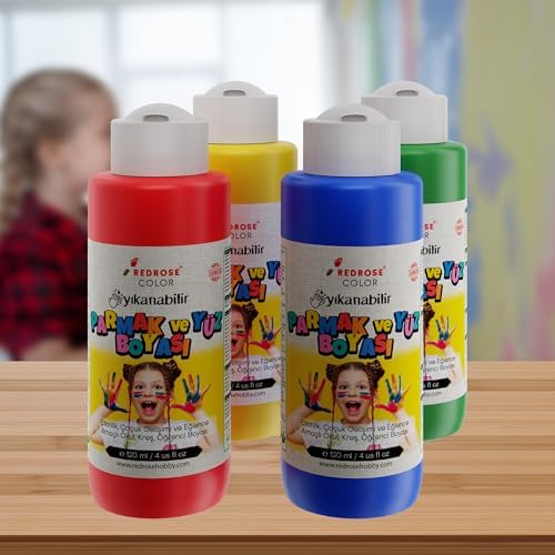Alternative view of Ana Renkler Parmak Boyası 4'lü Set 4x120ml