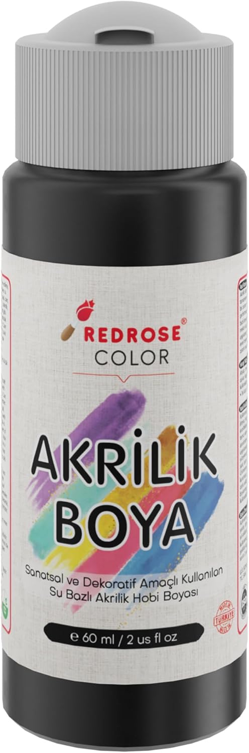 Siyah Akrilik Boya 60ml