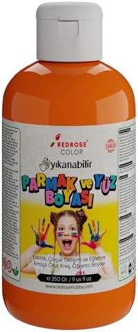 Turuncu Parmak Boyası 250gr