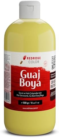 Alternative view of Sarı Guaj Boya 500gr