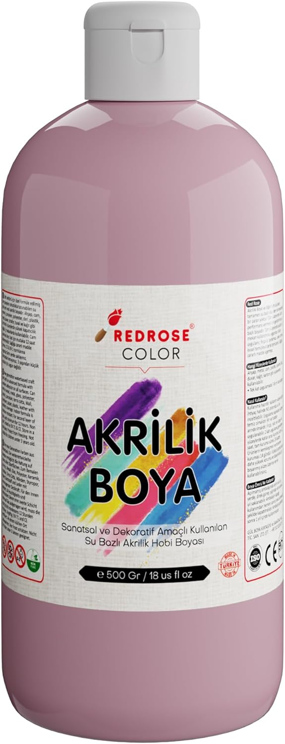 Alternative view of Açık Pembe Akrilik Boya 500 gr