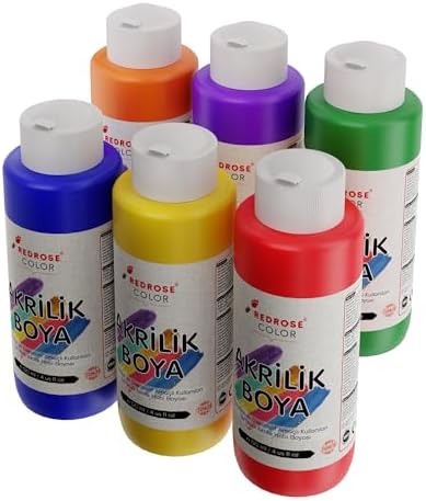 Alternative view of Ara Renkler Akrilik Boya 6'lı Set 6x120 ml