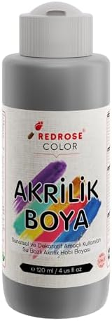 Gri Akrilik Boya 120 ml