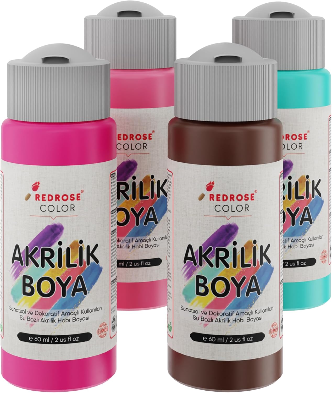 Alternative view of Tamamlayıcı Renkler Akrilik Boya 4'lü Set 4x60 ml