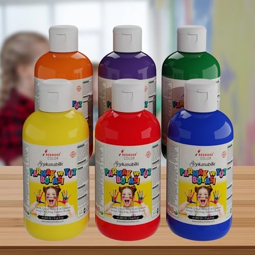Alternative view of Ara Renkler Parmak Boyası 6'lı Set 6x250 gr