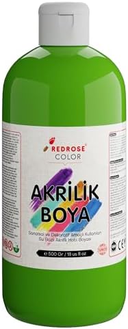 Açık Yeşil Akrilik Boya 500gr