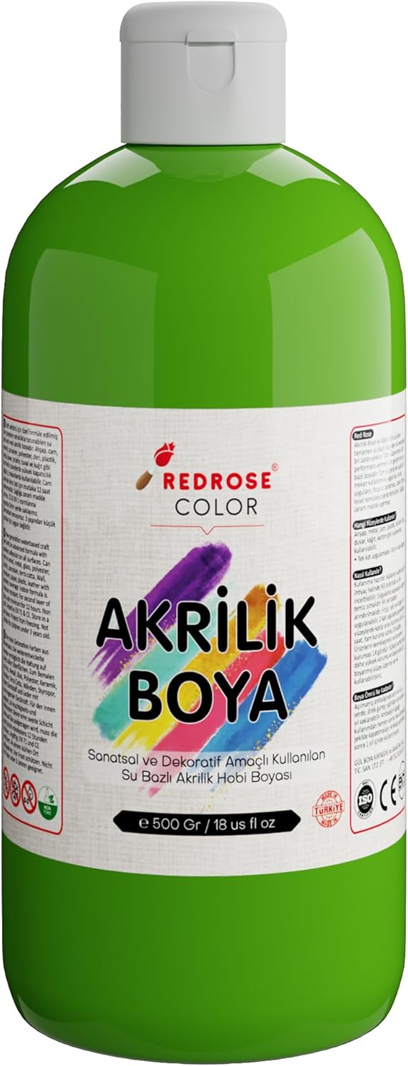 Alternative view of Açık Yeşil Akrilik Boya 500gr
