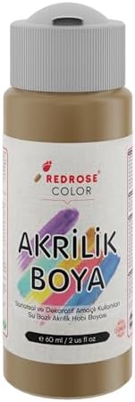 Açık Kahverengi Akrilik Boya 60 ml