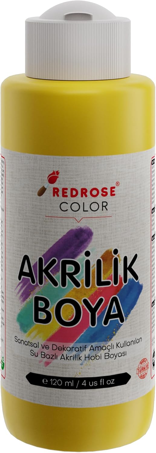 Sarı Akrilik Boya 120ml