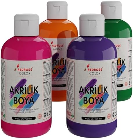 Alternative view of Ara Renkler Akrilik Boya 4'lü Set 4x250 gr