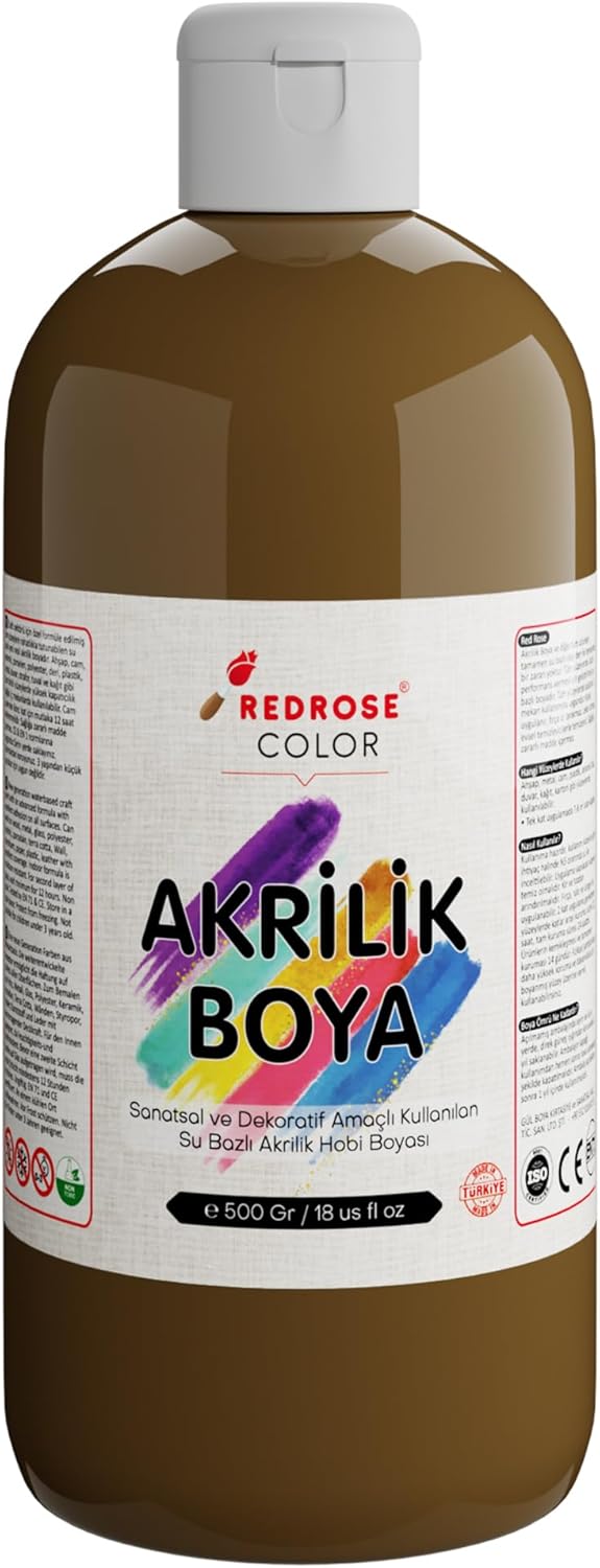 Alternative view of Açık Kahverengi Akrilik Boya 500 gr