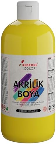 Sarı Akrilik Boya 500 gr