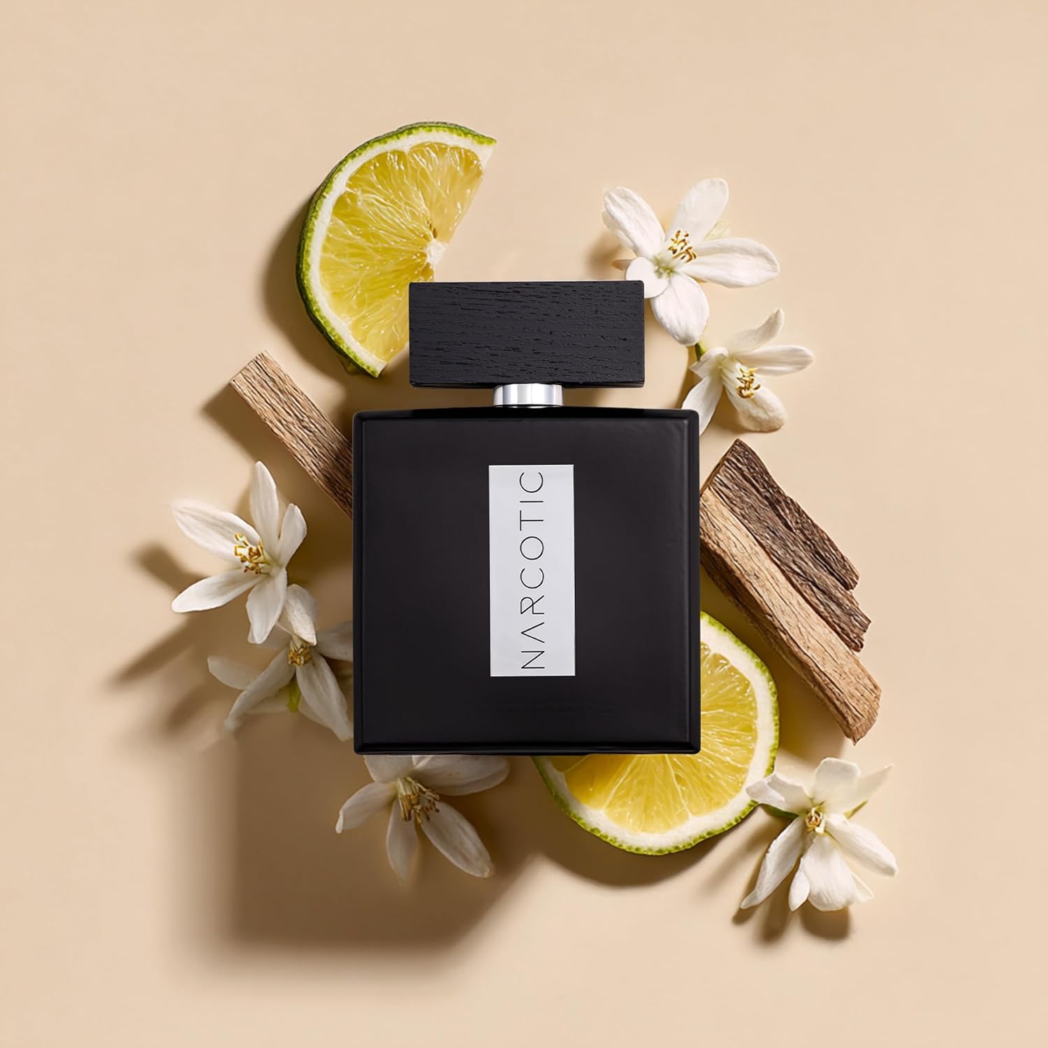 MAD Parfüm,Narcotic Extrait de Parfum 100 ml Parfüm – Limon, Yasemin ve ile Çiçeksi, Fresh ve Kalıcı