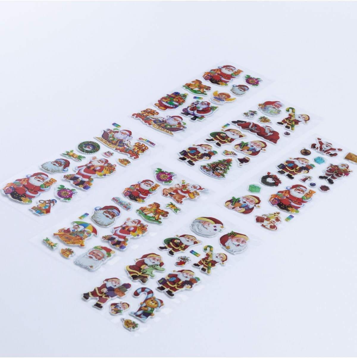 Alternative view of 6 Adet Babalı Kabartmalı Yılbaşı Seti Karışık