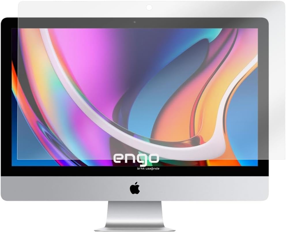 Alternative view of iMac 27 inç Mat Ekran Koruyucu Parlamayı Önler Şeffaf