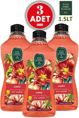 Doğal Zeytinyağlı Sıvı Sabun 1500 ml X 3 Adet