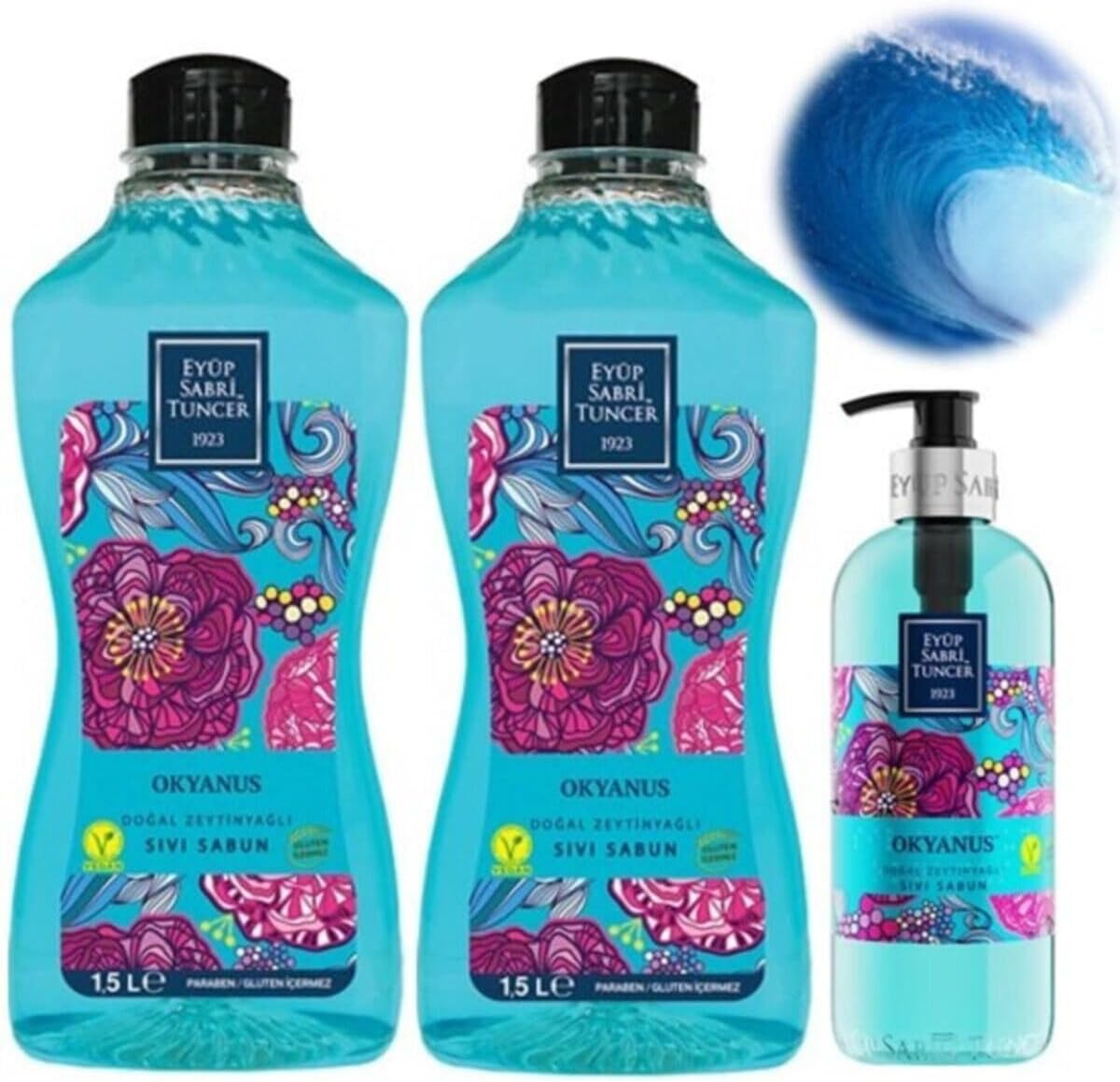 Alternative view of Est Okyanus Doğ.zeytinyağlı Sabun Set(2x1500ml-1x500ml)