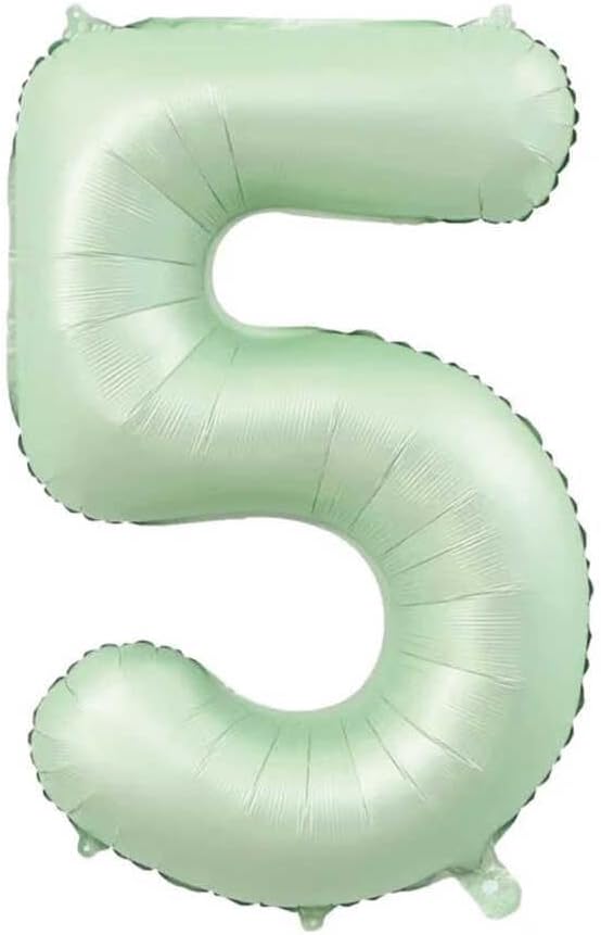 Alternative view of Rakam Folyo Balon 34 inç 76-82 cm (Adaçayı, 5)
