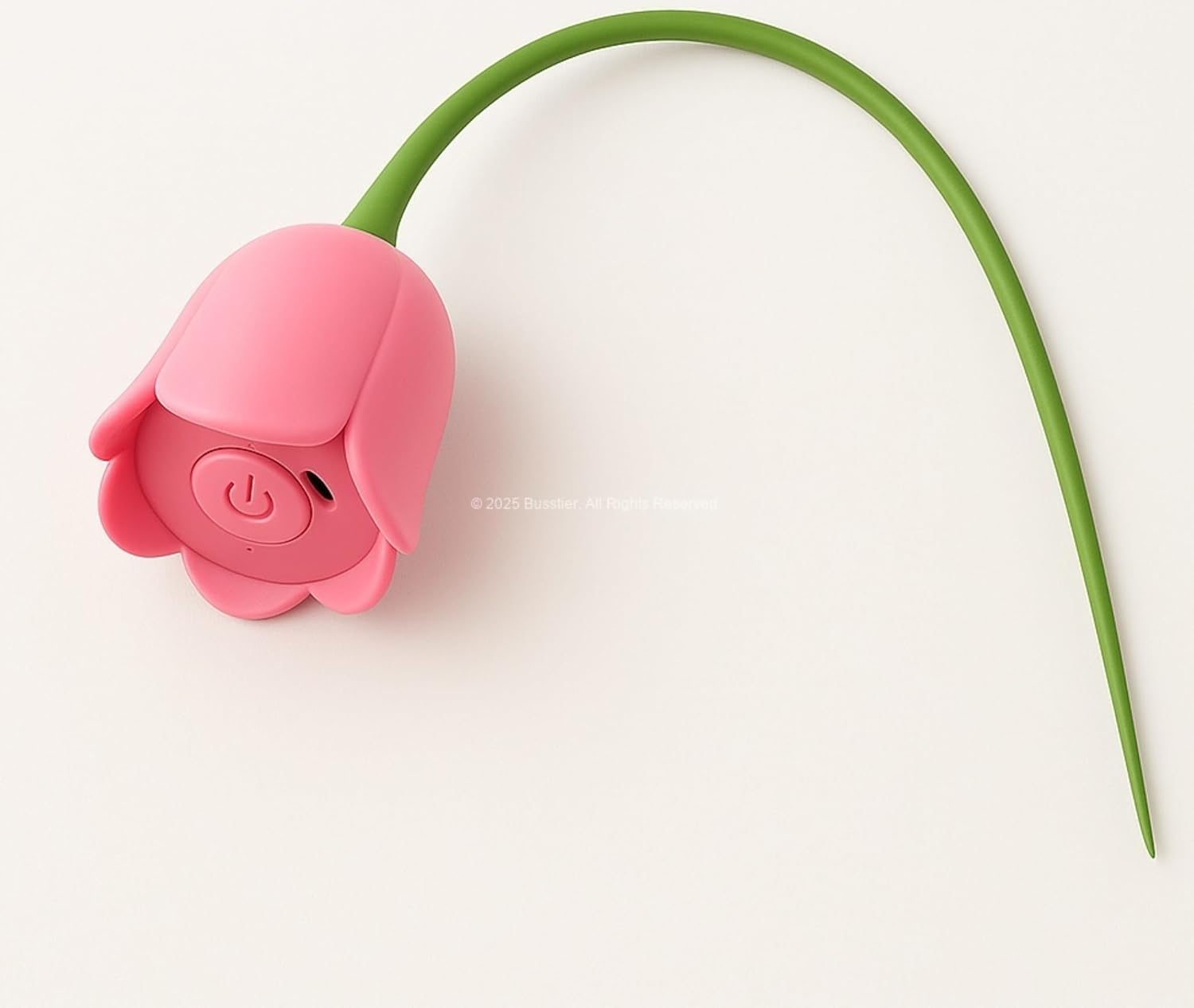 Alternative view of Akıllı İnteraktif Kedi Oyuncağı, Lale Şeklinde USB Şarjlı Otomatik Hareket Eden Silikon Saplı Eğlenceli Oyun Cihazı, Kediler İçin Evde Egzersiz ve Eğitim Amaçlı