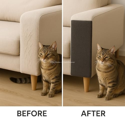 Alternative view of - Kedi Tırmalama Matı Koltuk Kenarı Koruyucu Renkli Yapışkanlı Tırmalama Pedi Mobilya Koruma Minderi Tırmalamaya Dayanıklı Kolay Temizlenebilir Kedi Halısı