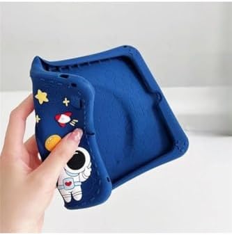 Alternative view of Standlı Askılı Karakterli Çocuk Kılıfı Galaxy Tab A11 Plus / A9 Plus (11 inç) ile uyumlu - Astronot